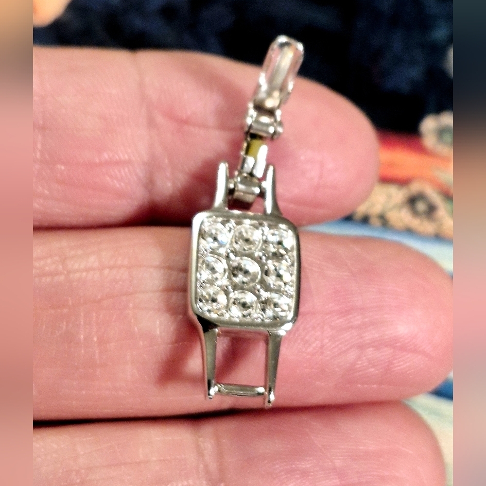Swarovski Bracelet Extender With Many Crystas - Picture 2 of 5